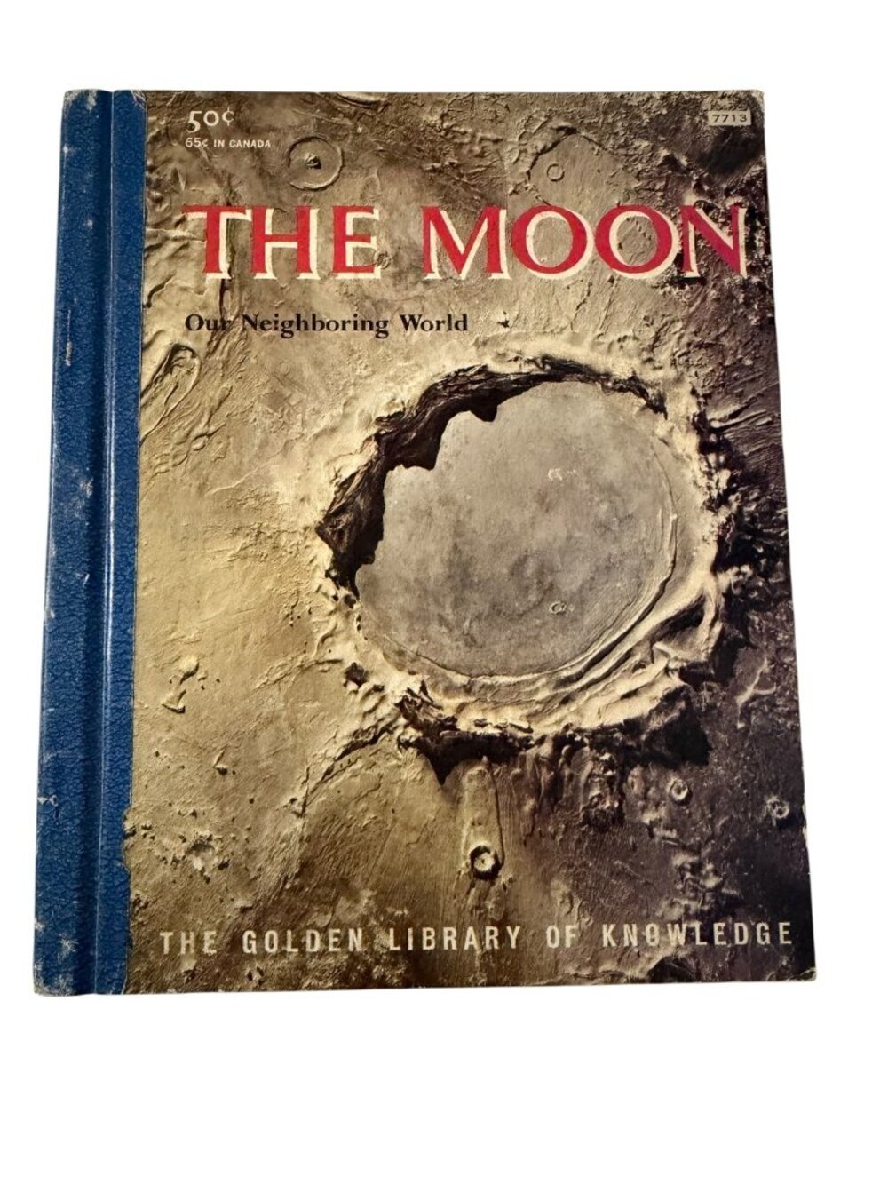 Vintage 1959 Golden Library of Knowledge The Moon Our Neighboring World Hardcove
